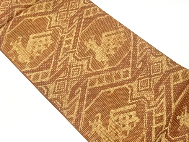 JAPANESE FUKURO OBI / WOVEN ARISUGAWA PATTERN